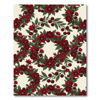 Crimson Cherry Blossom Garland Rug