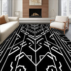 Art Deco Geometric Style Pattern Rug