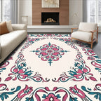Ornate Floral Vines Pattern Rug