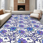 Art Nouveau Floral Pattern Rug
