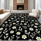 Whimsical Floral Pattern Rug
