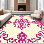 Ornate Floral Vines Pattern Design Rug