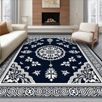 Classic Floral Medallion Pattern Rug