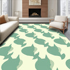 Whale Patterned Repeating Design Rug