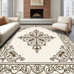 Classic Floral Scrollwork Motif Rug