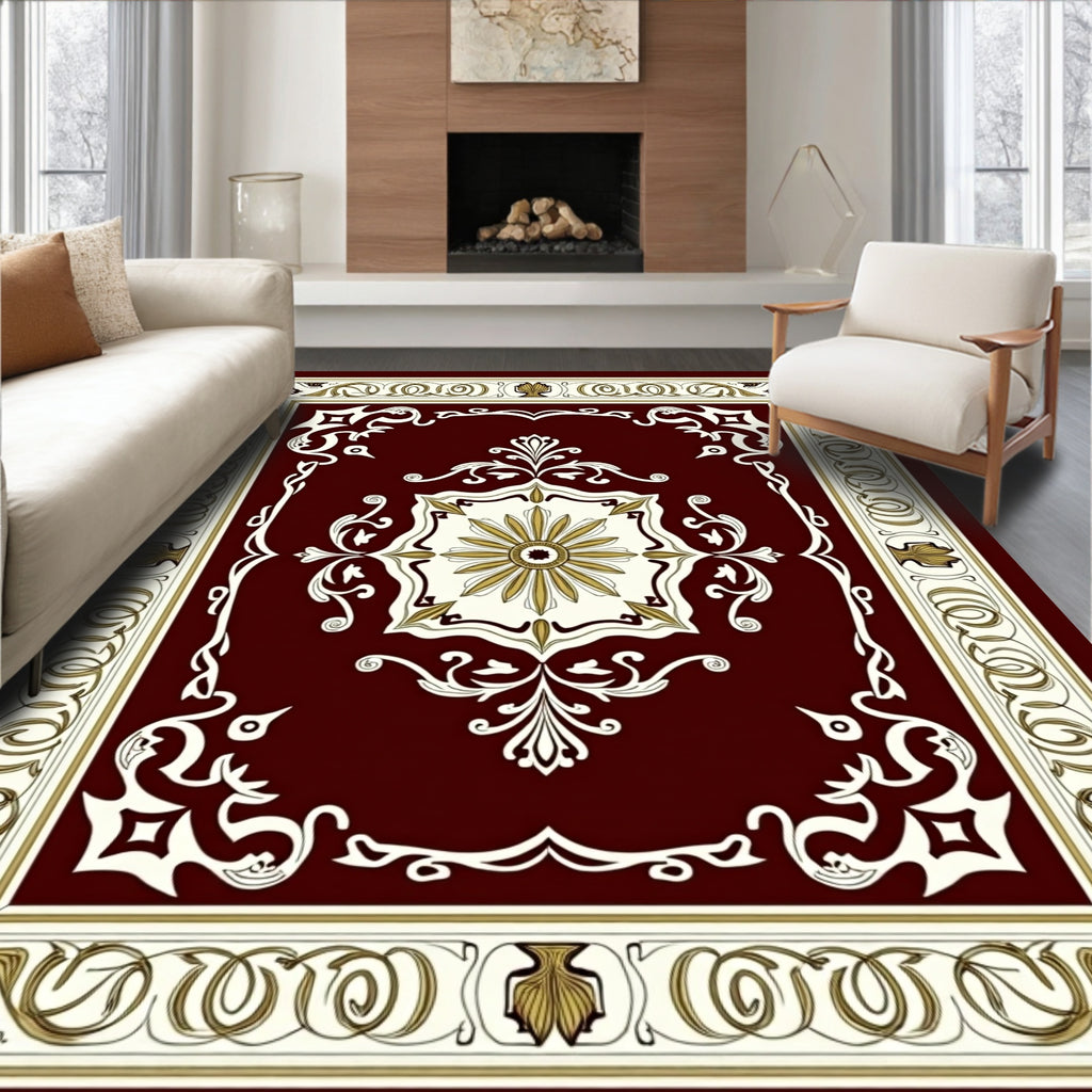 Classic Ornate Floral Medallion Rug