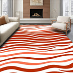 Subtle Wavy Stripe Tonal Rug