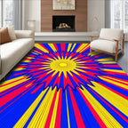 Radiant Starburst Pattern Rug
