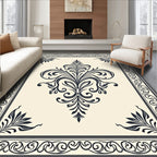 Traditional Floral Damask Pattern Rug