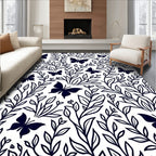 Classic Butterfly Vine Design Rug