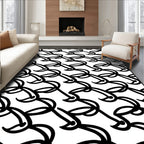 Chain Link Pattern Rug