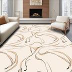 Abstract Flowing Lines Pattern Rug