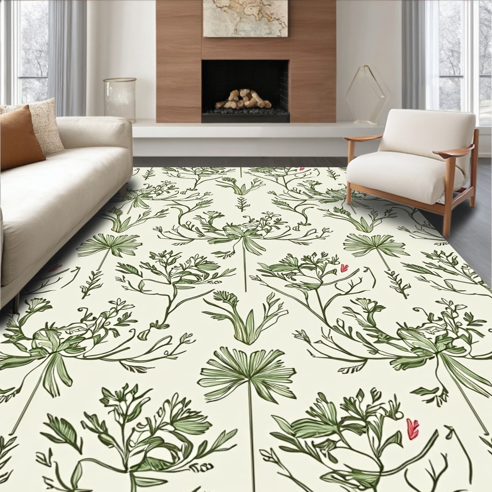 Botanical Garden Pattern Rug