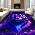 Cosmic Tiger Galaxy Print Rug