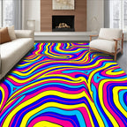 Groovy Swirls Pattern Rug