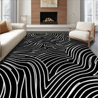 Abstract Swirls Pattern Rug