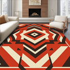 Bold Geometric Abstract Pattern Rug