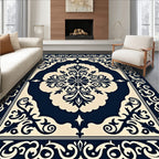 Classic Floral Scroll Design Rug