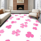 Pink Blossom Ditsy Pattern Rug