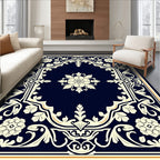 Elegant Floral Arch Cream Ivory Rug