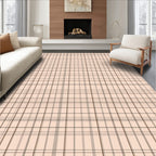Classic Grid Line Pattern Rug