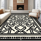 Bold Abstract Geometric Graphic Rug