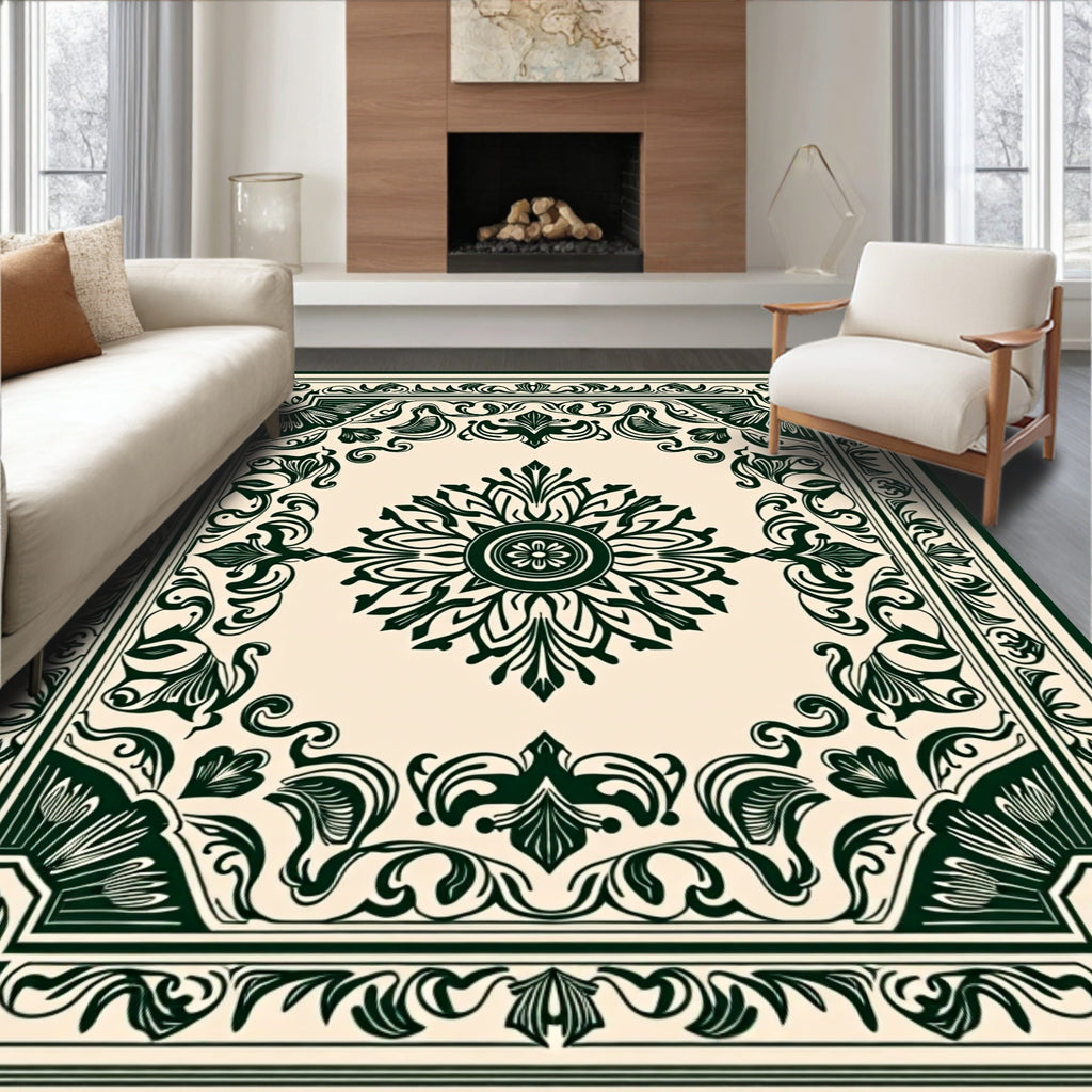 Classic Floral Medallion Design Rug