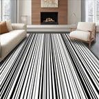 Bold Vertical Stripe Pattern Rug