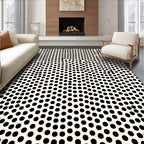 Scattered Polka Dot Pattern Rug