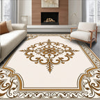 Ornate Vintage Floral Medallion Rug