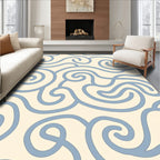 Smooth Swirl Gentle Wave Pattern Rug