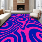Vibrant Swirls Pattern Rug