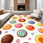 Sweet Donut Pattern Rug