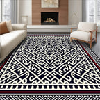 Bold Intricate Geometric Design Rug