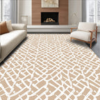 Brushstroke Netting Pattern Design Rug