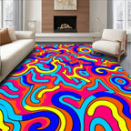 Bold Swirl Abstract Pattern Rug