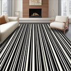 Abstract Vertical Line Pattern Rug