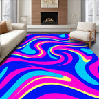 Vivid Swirl Pattern Rug