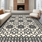 Classic Floral Scrollwork Pattern Rug