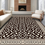 Intricate Lattice Work Motif Design Rug