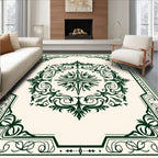 Ornate Floral Medallion Pattern Rug