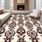 Damask Style Ornate Pattern Rug