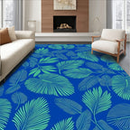 Lush Emerald Leafy Canopy Rug