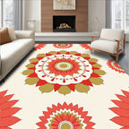 Floral Mandala Pattern Rug