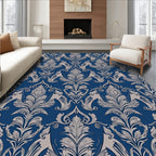Ornate Floral Pattern 2 Toned Rug