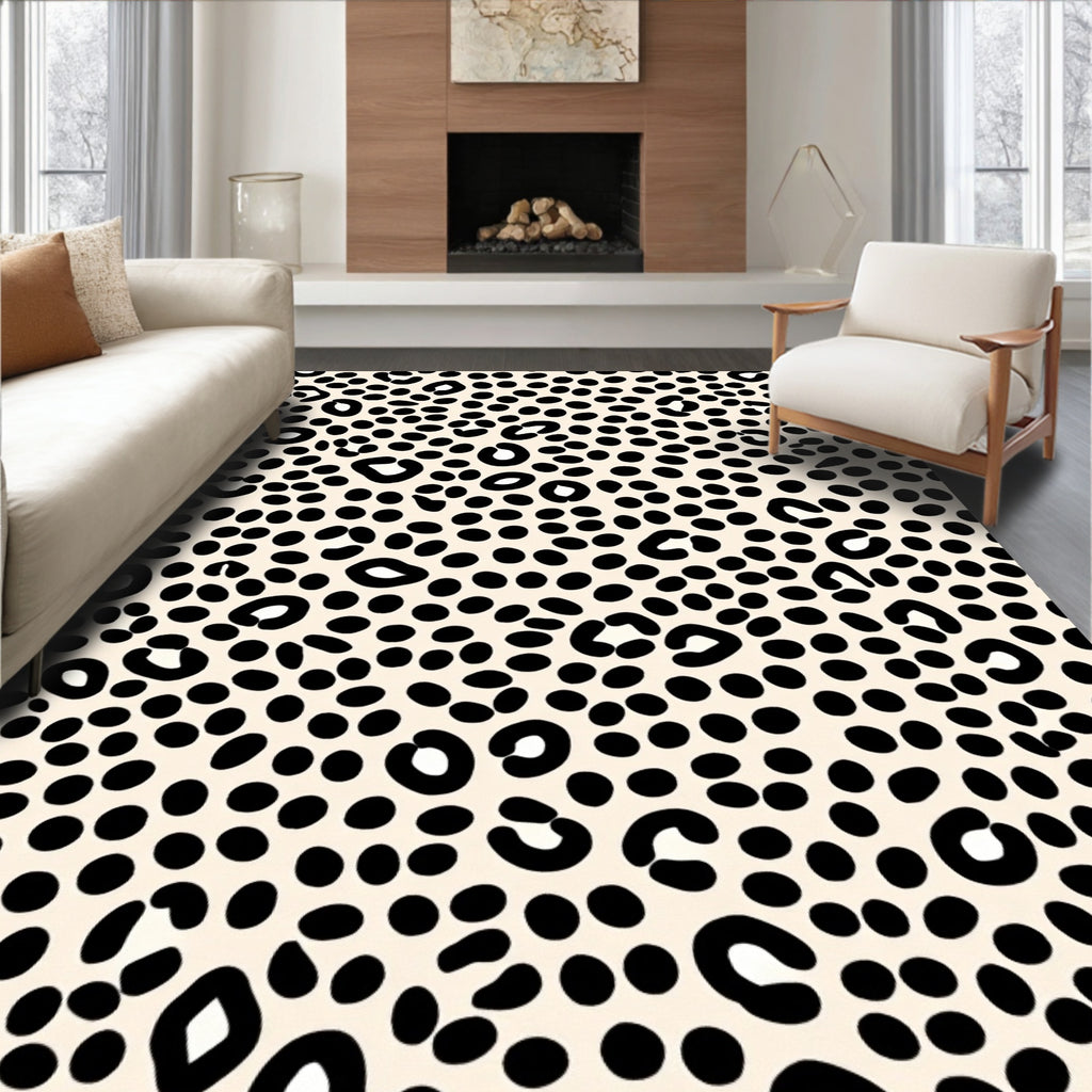 Cheetah Spots Pattern Rug