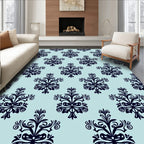 Ornate Scrollwork With Subtle Symmetry Rug