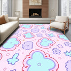 Pastel Floral Cloud Pattern Rug