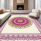 Ornate Geometric Mandala Style Design Rug