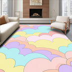 Soft Pastel Cloud Pattern Rug